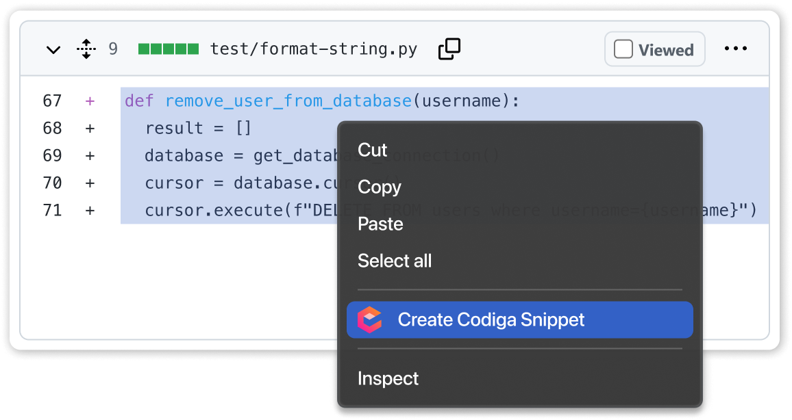 create smart code snippets