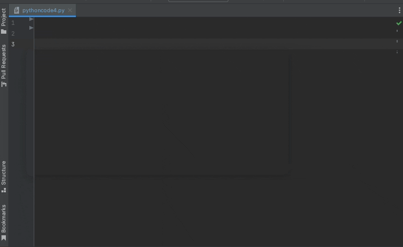 Importing a Code Snippet in PyCharm using a shortcut