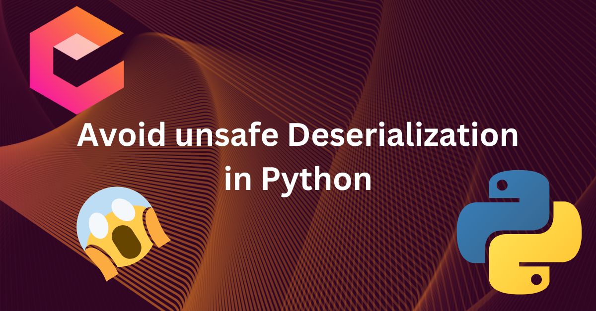 Unsafe Deserialization in Python (CWE-502)